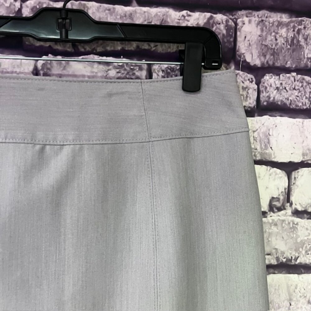 Worthington Gray Fully Lined Skirt Size 12 - Picture 3 of 9